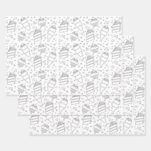 Boerderij Vrienden Kleur-Het-Jezelf Sweet Treats Inpakpapier Vel