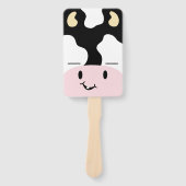 Boerderij Vrienden Koe & Pony Hand Fan Maskers Handwaaier (Voorkant)