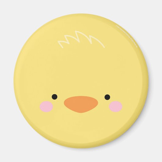 Boerderij Vrienden Maanrakende Kuikenmagneet Magneet (Voorkant)