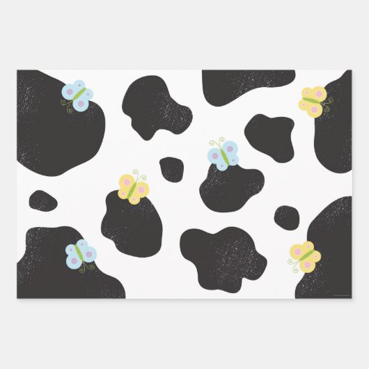 Boerderij Vrienden Set van 3 Verjaardagsfeest Inpakpapier Vel (Voorkant 3)