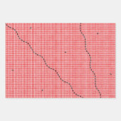 Boerderij Vrienden Set van 3 Verjaardagsfeest Inpakpapier Vel (Voorkant 2)