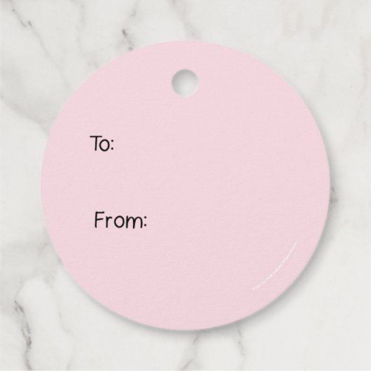 Boerderij Vrienden Speelse Varken Gift Label (Achterkant)