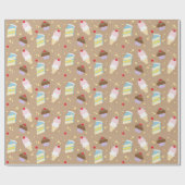 Boerderij Vrienden Sweet Treats Verjaardagsfeest Cadeaupapier (Vlak)