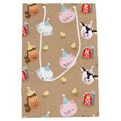 Boerderij Vrienden Verjaardag Party Gift Bag Medium Cadeauzakje (Voorkant)