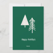 Boerderij Vrolijk Kerstfeest Sneeuw Wereldbol Sant Feestdagenkaart (Achterkant)