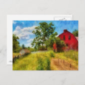 Boerderij - waar de landbouwer woont briefkaart (Voorkant / Achterkant)