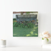 Boerderij wagen vierkante klok (Huis)