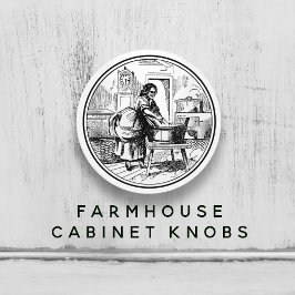  Boerderij Wasruimte 🧺✨ Wit Keramische Knop