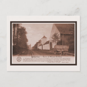  Boerderij Waterloo Mount Saint-Jean Briefkaart