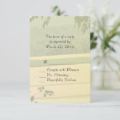 Boerderij Wedding RSVP Kaartje (Staand voorkant)