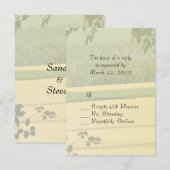 Boerderij Wedding RSVP Kaartje (Voorkant / Achterkant)