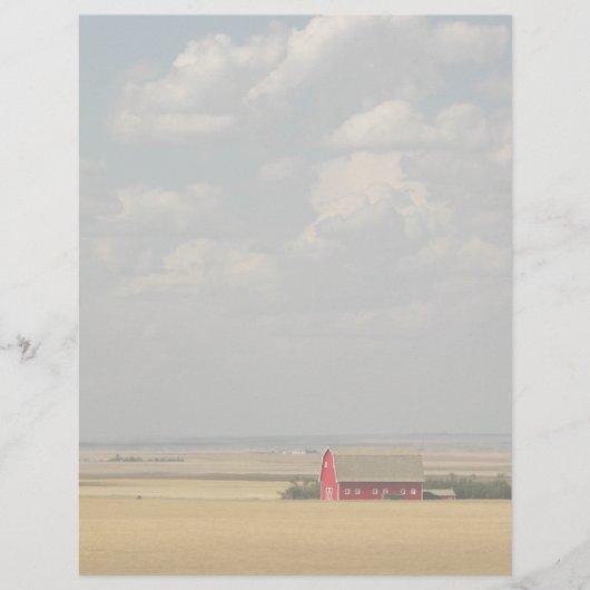 Boerderij — Wheat Fields — schap papier (Voorkant)
