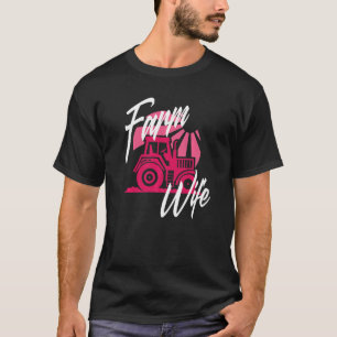 Boerderij Wife Farmer Girl T-shirt