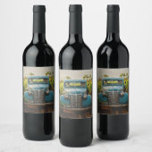 BOERDERIJ WIJN LABEL BRUILOFT ETIKET (Flessen)