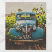 BOERDERIJ WIJN LABEL BRUILOFT WIJN ETIKET (Enkel label)