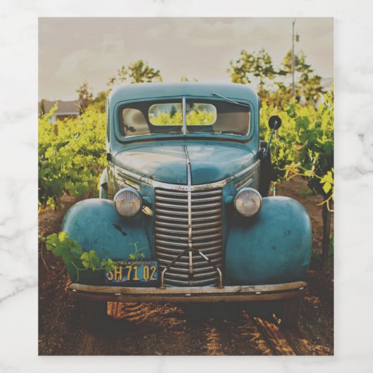 BOERDERIJ WIJN LABEL BRUILOFT WIJN ETIKET (Enkel label)