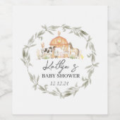 Boerderij Wijnlabels Wijn Etiket (Enkel label)