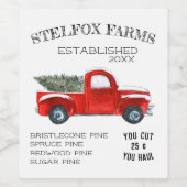 boerderij wijnlabels wijn etiket (Enkel label)