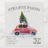  boerderij wijnlabels wijn etiket (Enkel label)