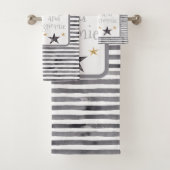 Boerderij Winter Waterverf Gnome voor Kerstmis Bad Handdoek (Insitu)