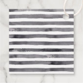 Boerderij Winter Waterverf Gnome voor Kerstmis Bedankjes Labels (Achterkant)