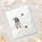 Boerderij Winter Waterverf Gnome voor Kerstmis Bedankzakje (Geknipt)