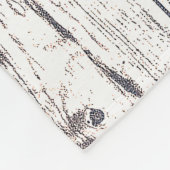 Boerderij Wit Hout Rustiek Melkkannetje Home Sweet Fleece Deken (Hoek)