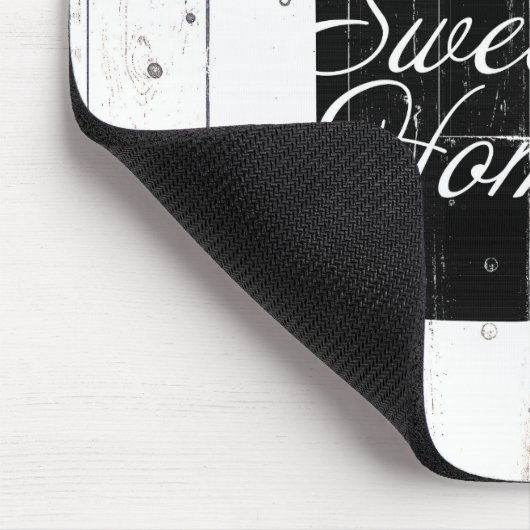 Boerderij Wit Hout Rustiek Melkkannetje Home Sweet Muismat (Hoek)