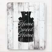 Boerderij Wit Hout Rustiek Melkkannetje Home Sweet Muismat (Voorkant)