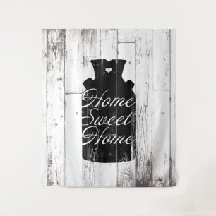 Boerderij Witte Houten Rustieke Melkkan Thuis Zoet Wandkleed