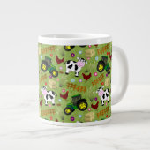 Boerderij Yard Koe Coffee Mok (Voorkant rechts)