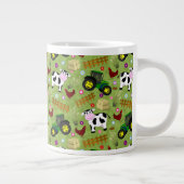 Boerderij Yard Koe Coffee Mok (Rechts)