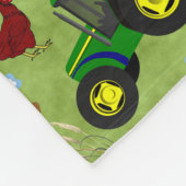 Boerderij Yard-Koe Fleece Deken (Hoek)