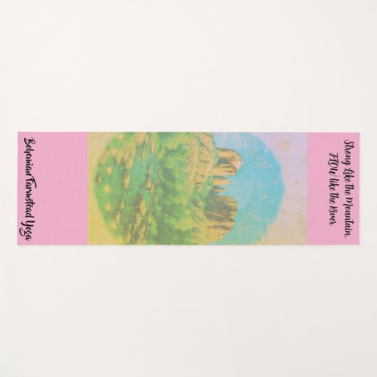 Boerderij Yoga Mat (Voorkant (horizontaal))