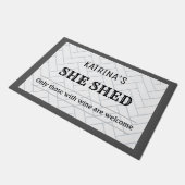 Boerderij Ze schuur Custom Deurmat (Schuin)