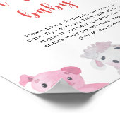 Boerderij - Zeg niet Baby spel Poster (Hoek)