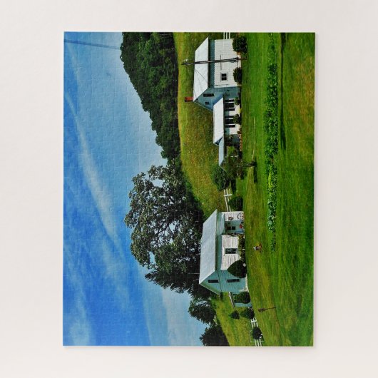 Boerderij zomer legpuzzel (Verticaal)