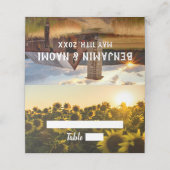 Boerderij & Zonnebloemen Trouwplaats Kaarten Plaatskaartje (Buitenkant ongevouwen)