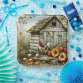 Boerderij Zonnehoek Papieren Bord (Feest)