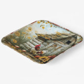 Boerderij Zonnehoek Papieren Bord (Gebogen)