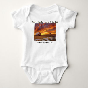 Boerderij zonsondergang romper
