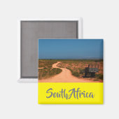 Boerderij Zuid-Afrika Landelijk Landschap Magnet (Voorkant / Achterkant)