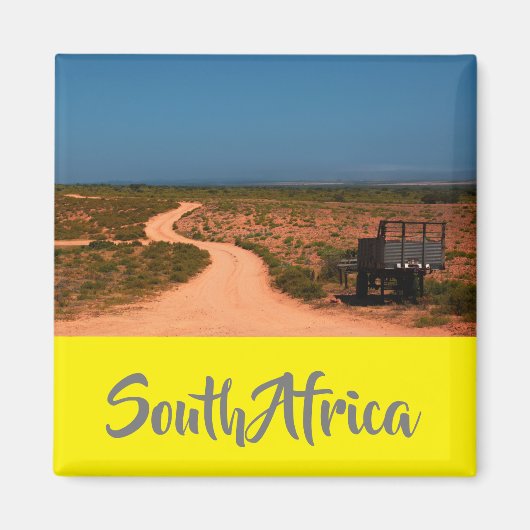 Boerderij Zuid-Afrika Landelijk Landschap Magnet (Voorkant)