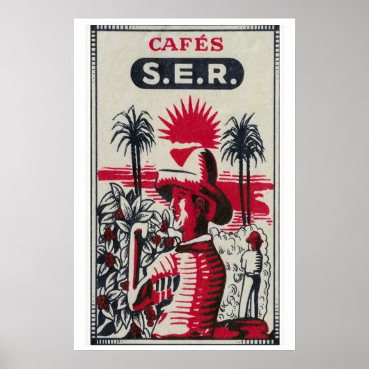 Boerderijarbeiders Luciferdoosje Kunstprint, Cubaa Poster (Voorkant)
