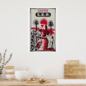 Boerderijarbeiders Luciferdoosje Kunstprint, Cubaa Poster (Keuken)