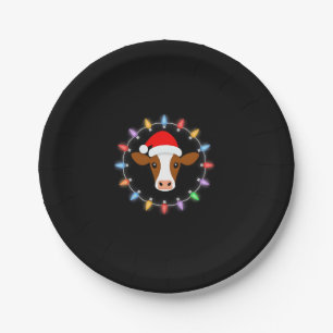 Boerderijdier Kerst Pyjama Kostuum Boer Kerstmis  Papieren Bordje