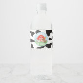 Boerderijdier Verjaardagsfeest Waterfles Labels Etiket (Voorkant)