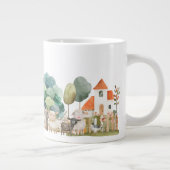 Boerderijdier Watercolor Mok – Cute Nursery-beker (Rechts)