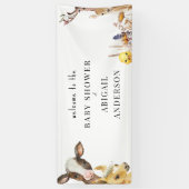 Boerderijdieren Baby shower Banner (Verticaal)