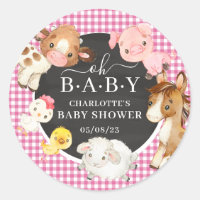 Boerderijdieren Baby Shower Favor